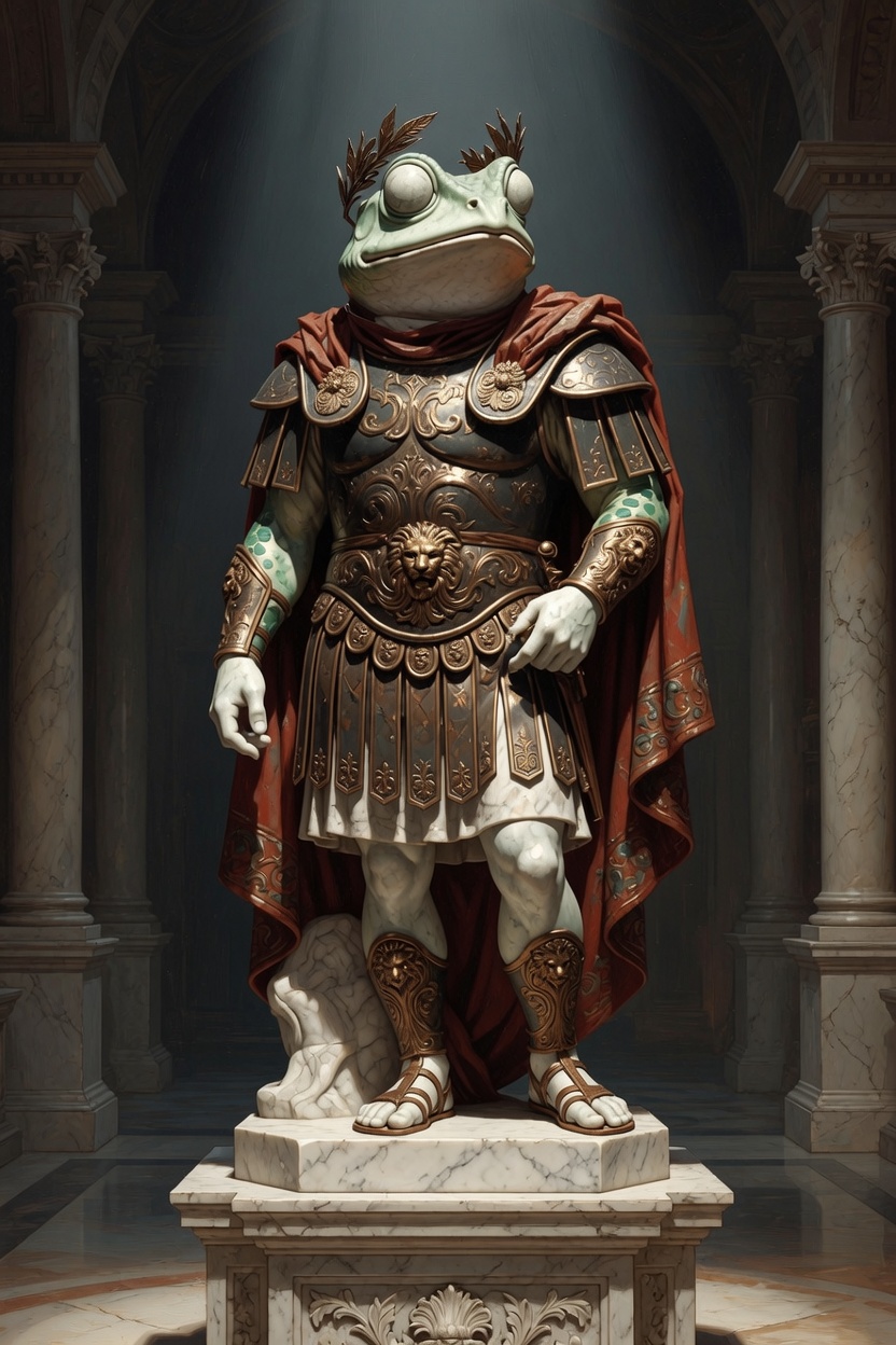 Marble and bronze statue of Kekius Maximus